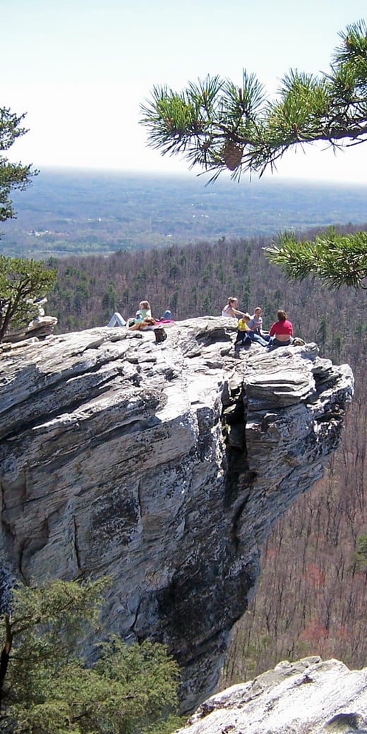Picture of the famous Hanging Rock
